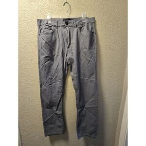 Kenneth Cole New York Lightweight Textured Print Pants Gray Size 34X32